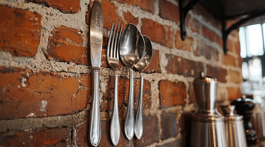 Thick handle silverware